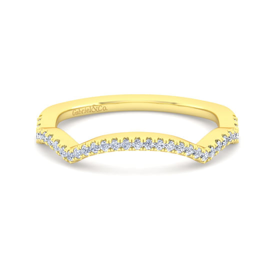 Gabriel - 14K Yellow Gold Matching Wedding Band