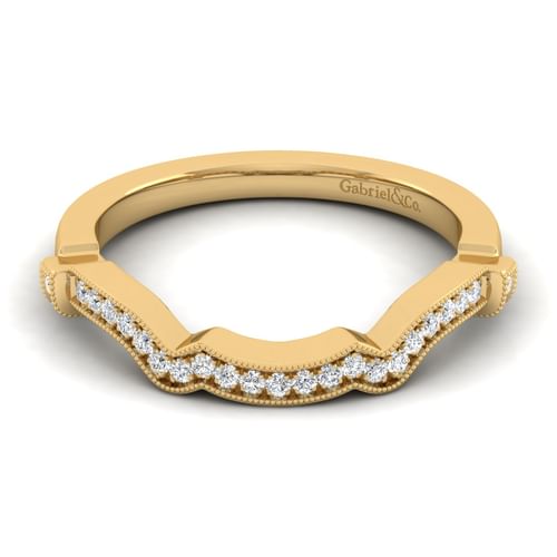 14K Yellow Gold Matching Wedding Band