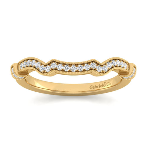 14K Yellow Gold Matching Wedding Band