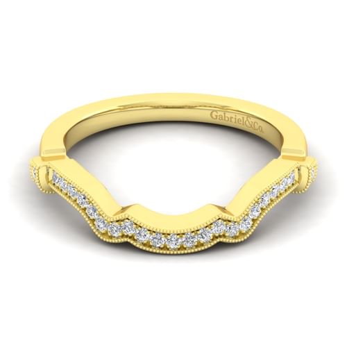 14K Yellow Gold Matching Wedding Band