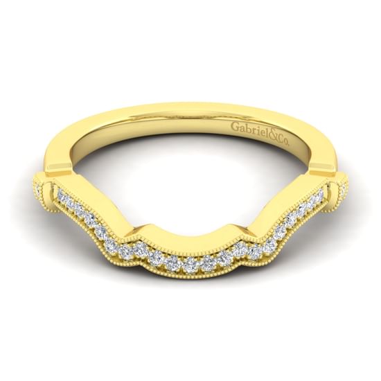 Gabriel - 14K Yellow Gold Matching Wedding Band