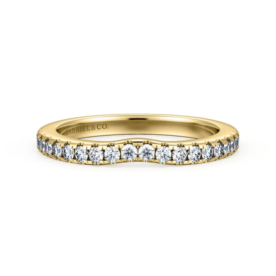 Gabriel - 14K Yellow Gold Matching Wedding Band Gabriel - 14K Yellow Gold Matching Wedding Band