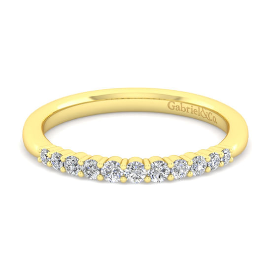 Gabriel - 14K Yellow Gold Matching Wedding Band
