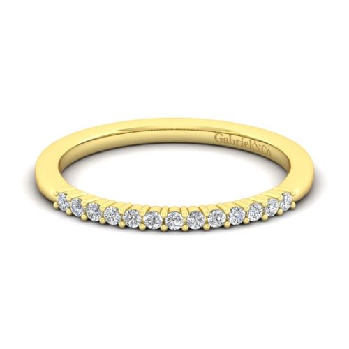 14K Yellow Gold Matching Wedding Band