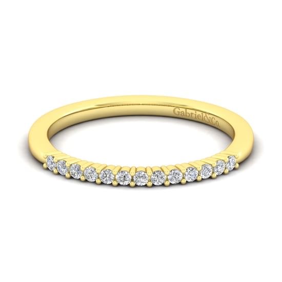 Gabriel - 14K Yellow Gold Matching Wedding Band