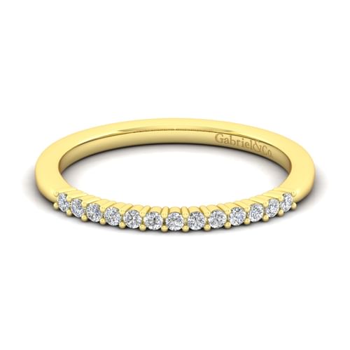 14K Yellow Gold Matching Wedding Band