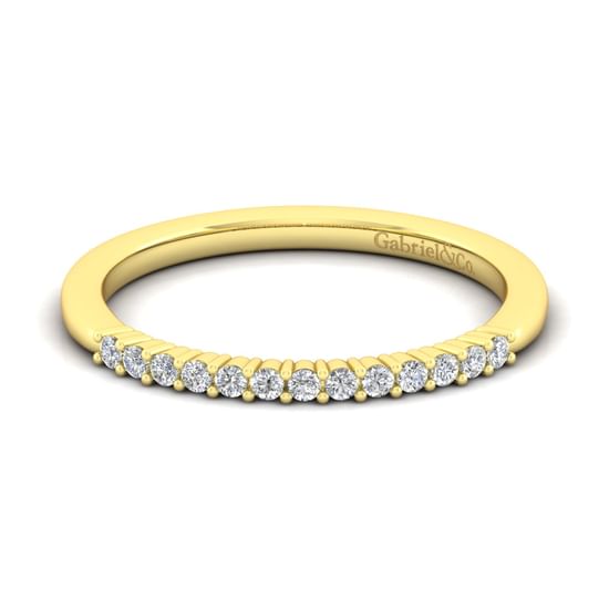 Gabriel - 14K Yellow Gold Matching Wedding Band