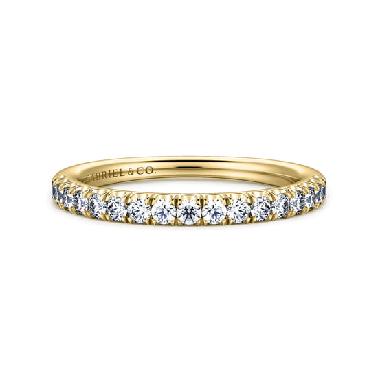 Gabriel - 14K Yellow Gold Matching Wedding Band Gabriel - 14K Yellow Gold Matching Wedding Band
