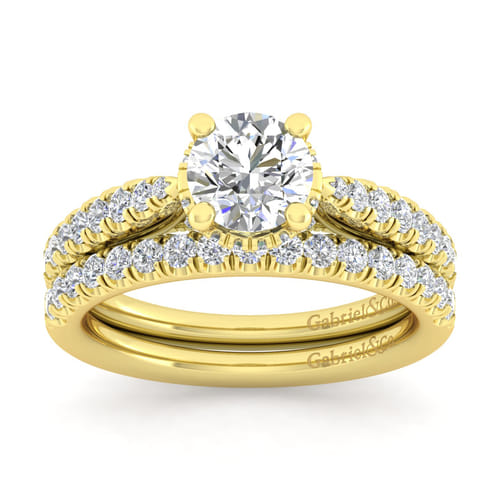 14K Yellow Gold Matching Wedding Band