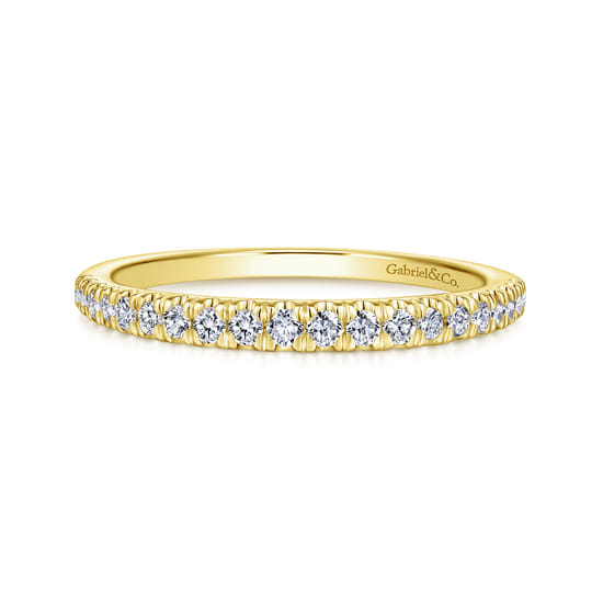 Gabriel - 14K Yellow Gold Matching Wedding Band Gabriel - 14K Yellow Gold Matching Wedding Band