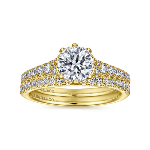 14K Yellow Gold Matching Wedding Band