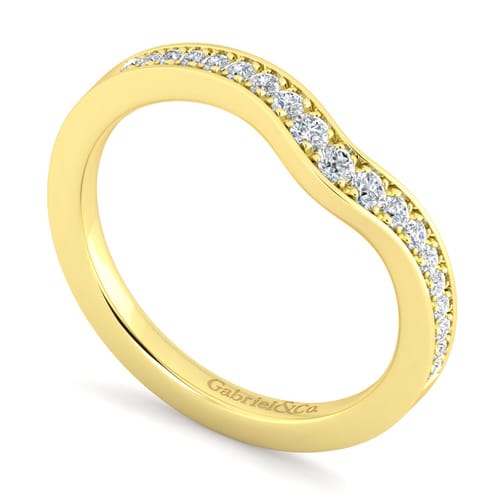 14K Yellow Gold Matching Wedding Band
