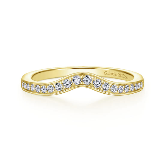 Gabriel - 14K Yellow Gold Matching Wedding Band
