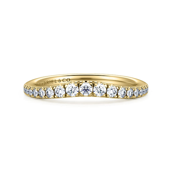 Gabriel - 14K Yellow Gold Matching Wedding Band