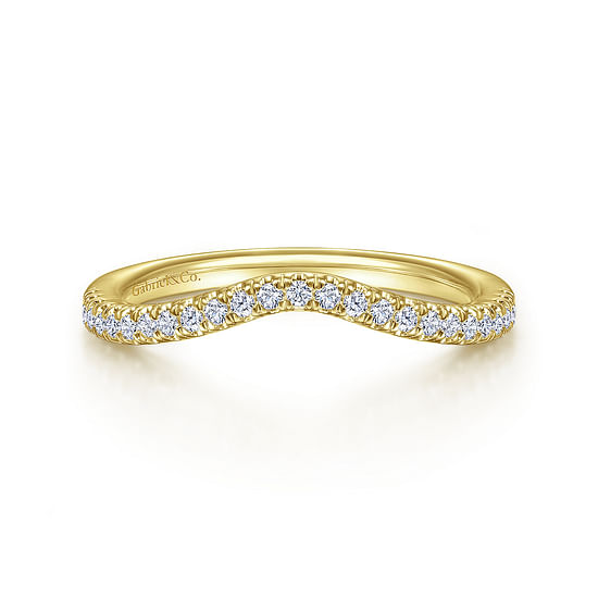 Gabriel - 14K Yellow Gold Matching Wedding Band