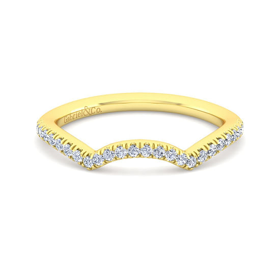 Gabriel - 14K Yellow Gold Matching Wedding Band