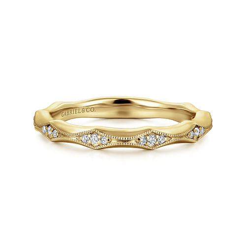 14K Yellow Gold Matching Wedding Band