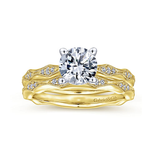 14K Yellow Gold Matching Wedding Band