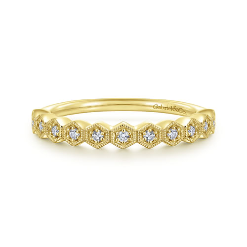 14K Yellow Gold Matching Wedding Band