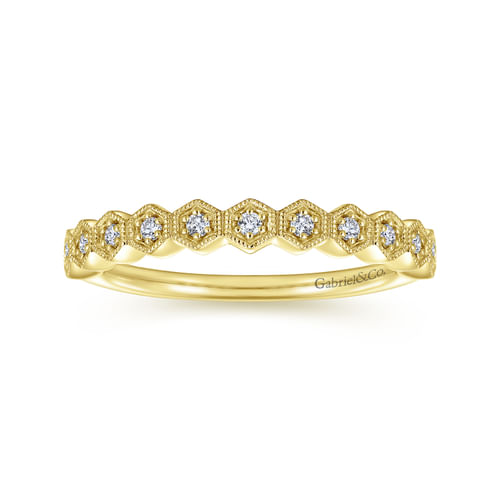 14K Yellow Gold Matching Wedding Band