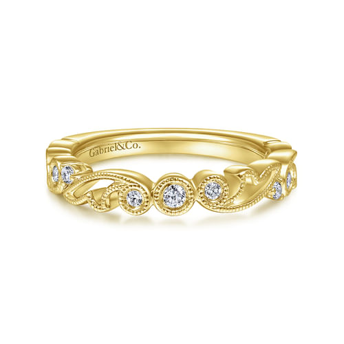 14K Yellow Gold Matching Wedding Band