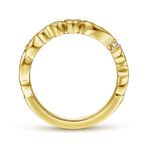 14K Yellow Gold Matching Wedding Band