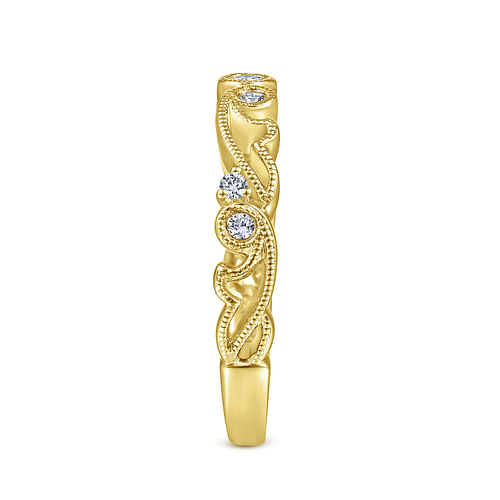14K Yellow Gold Matching Wedding Band