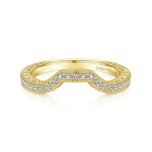 14K Yellow Gold Matching Wedding Band