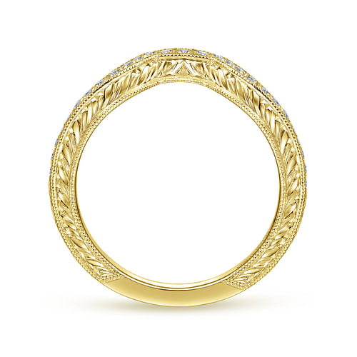 14K Yellow Gold Matching Wedding Band