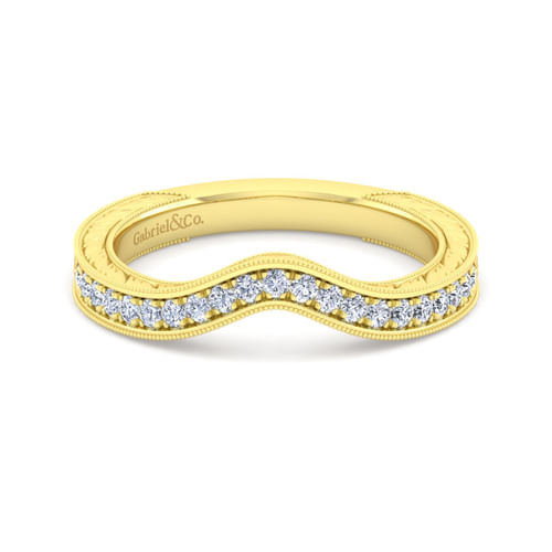 14K Yellow Gold Matching Wedding Band