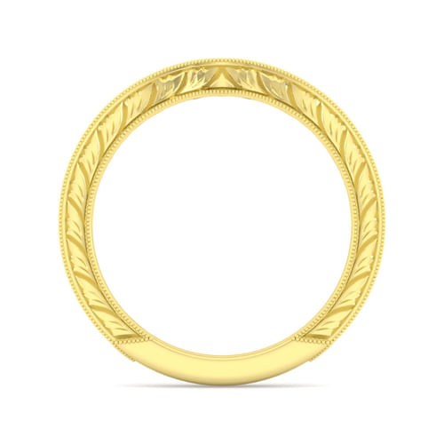 14K Yellow Gold Matching Wedding Band
