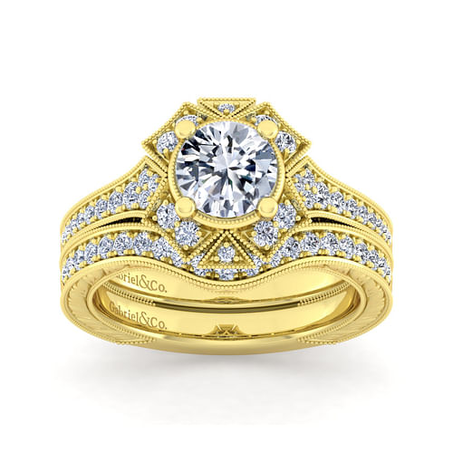 14K Yellow Gold Matching Wedding Band