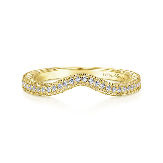 Gabriel - 14K Yellow Gold Matching Wedding Band