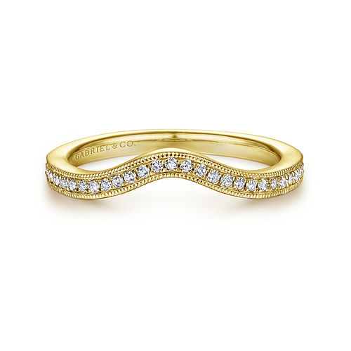 14K Yellow Gold Matching Wedding Band