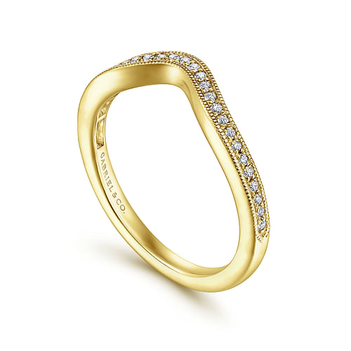 14K Yellow Gold Matching Wedding Band