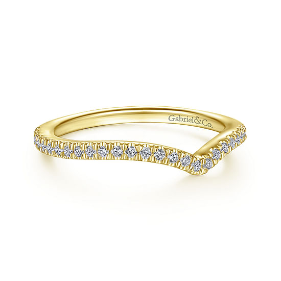 Gabriel - 14K Yellow Gold Matching Wedding Band