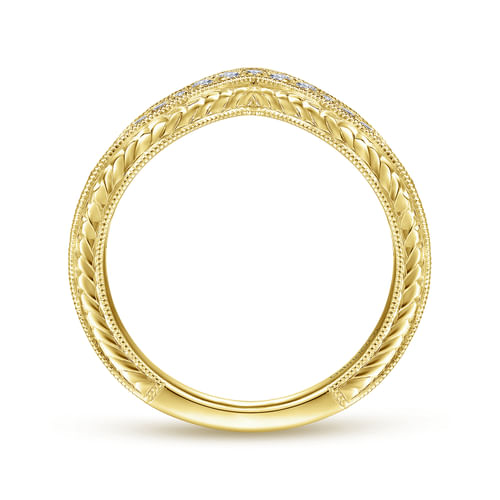 14K Yellow Gold Matching Wedding Band