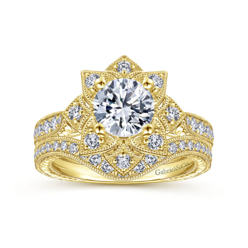 14K Yellow Gold Matching Wedding Band