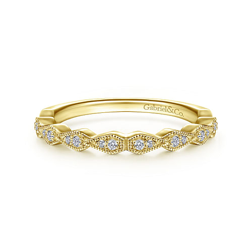 14K Yellow Gold Matching Wedding Band