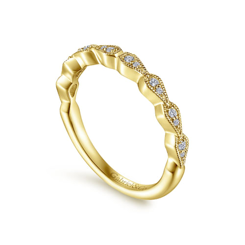 14K Yellow Gold Matching Wedding Band