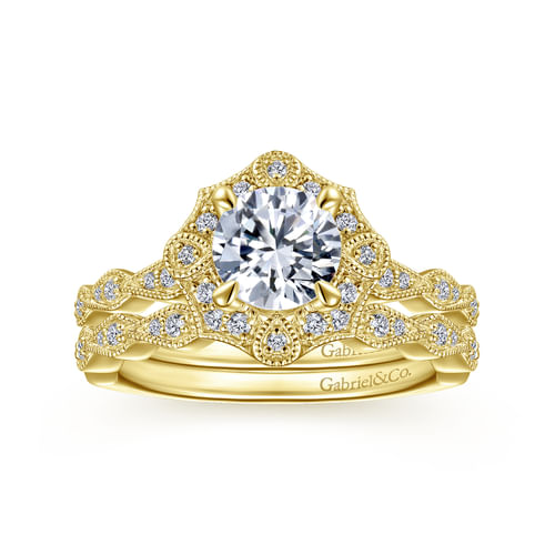 14K Yellow Gold Matching Wedding Band