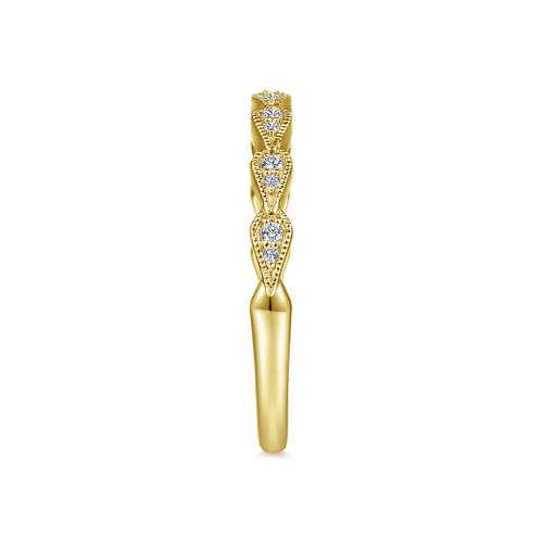 14K Yellow Gold Matching Wedding Band