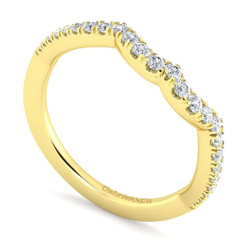 14K Yellow Gold Matching Wedding Band