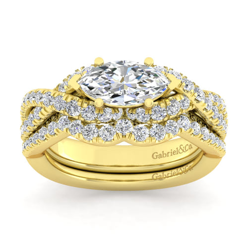 14K Yellow Gold Matching Wedding Band