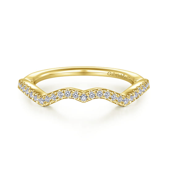 Gabriel - 14K Yellow Gold Matching Wedding Band