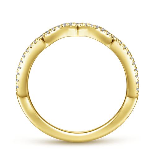 14K Yellow Gold Matching Wedding Band