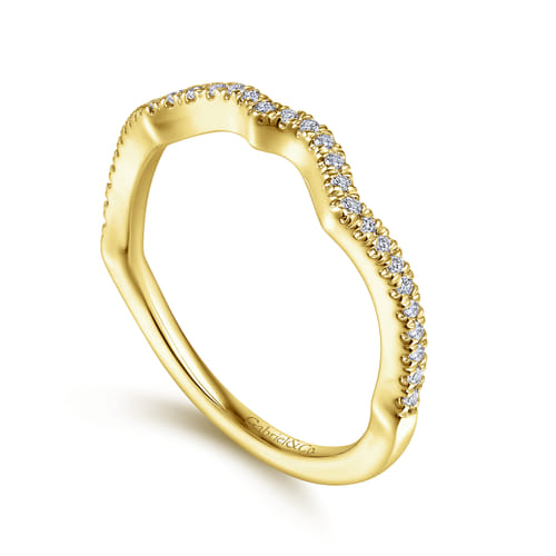 14K Yellow Gold Matching Wedding Band