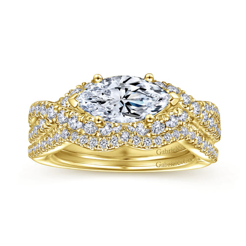 14K Yellow Gold Matching Wedding Band