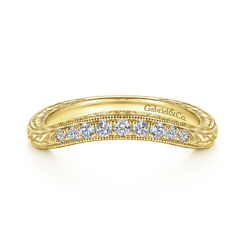 14K Yellow Gold Matching Wedding Band