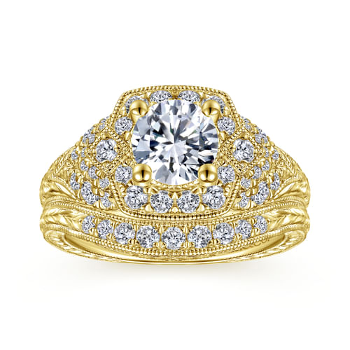 14K Yellow Gold Matching Wedding Band